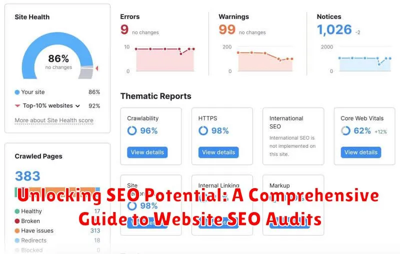 Unlocking SEO Potential: A Comprehensive Guide to Website SEO Audits
