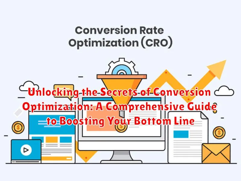 Unlocking the Secrets of Conversion Optimization: A Comprehensive Guide to Boosting Your Bottom Line